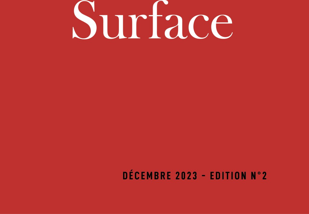 Édition n°2 –&nbsp;Surface