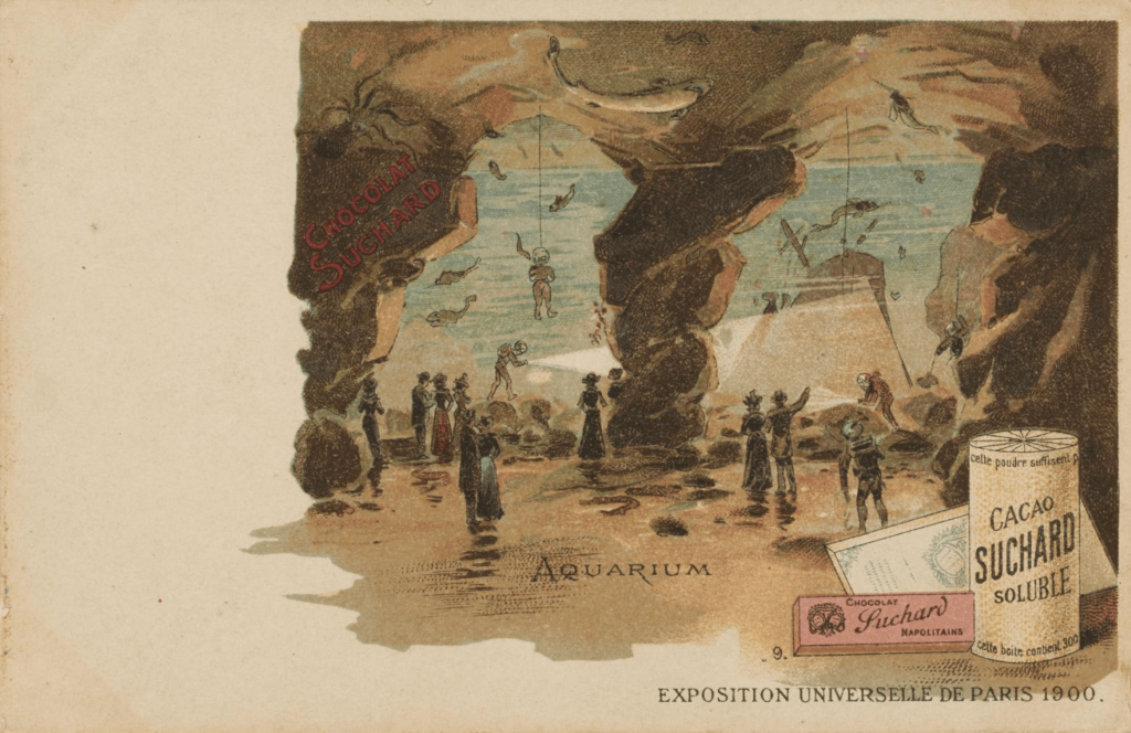 PERFORMANCE — Aquariums humains : les spectacles immergés à l’Exposition Universelle de&nbsp;1900